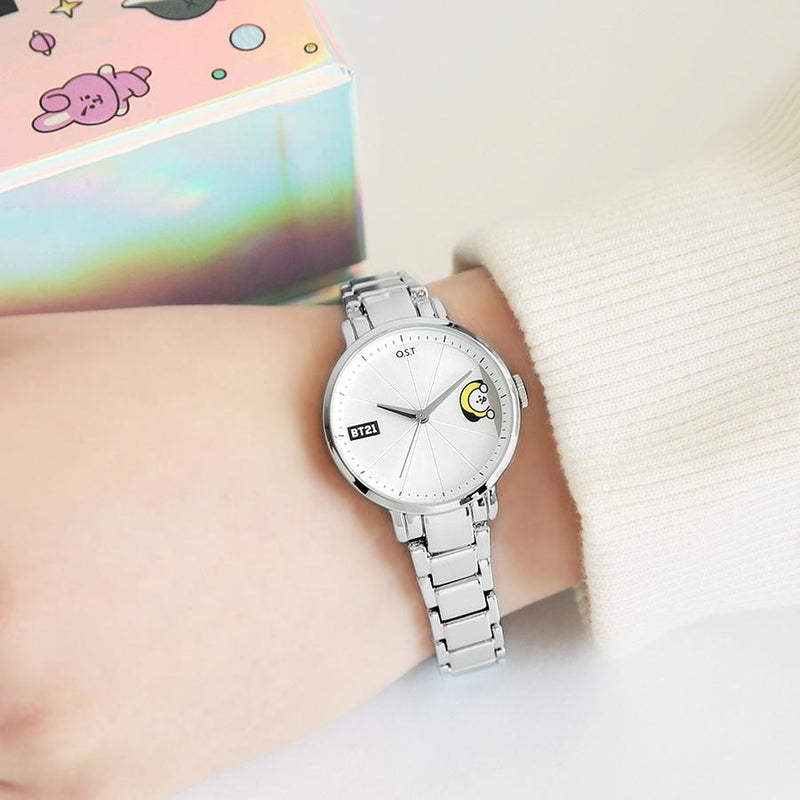 BT21 x OST - Chimmy Simple Metal Watch
