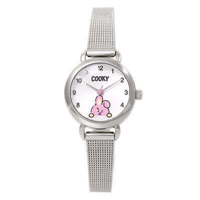 BT21 x OST - Cooky Silver Mesh Watch