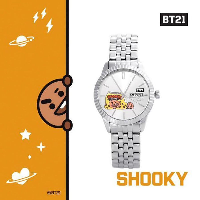 BT21 x OST - Shooky Bezel Point Metal Watch