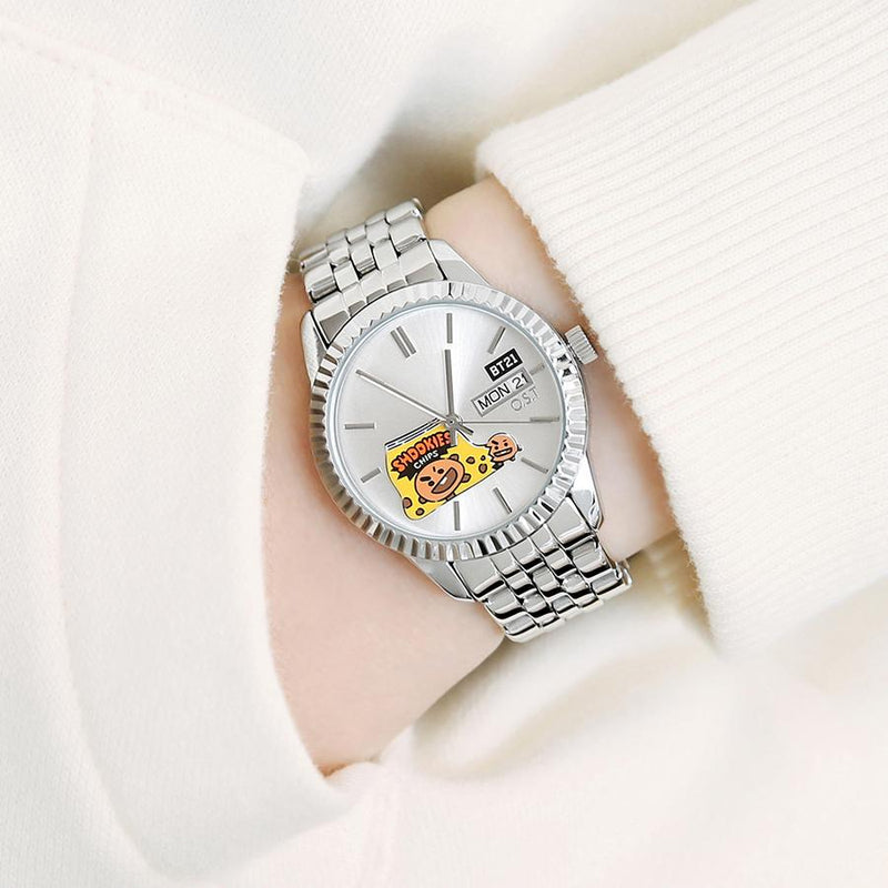 BT21 x OST - Shooky Bezel Point Metal Watch