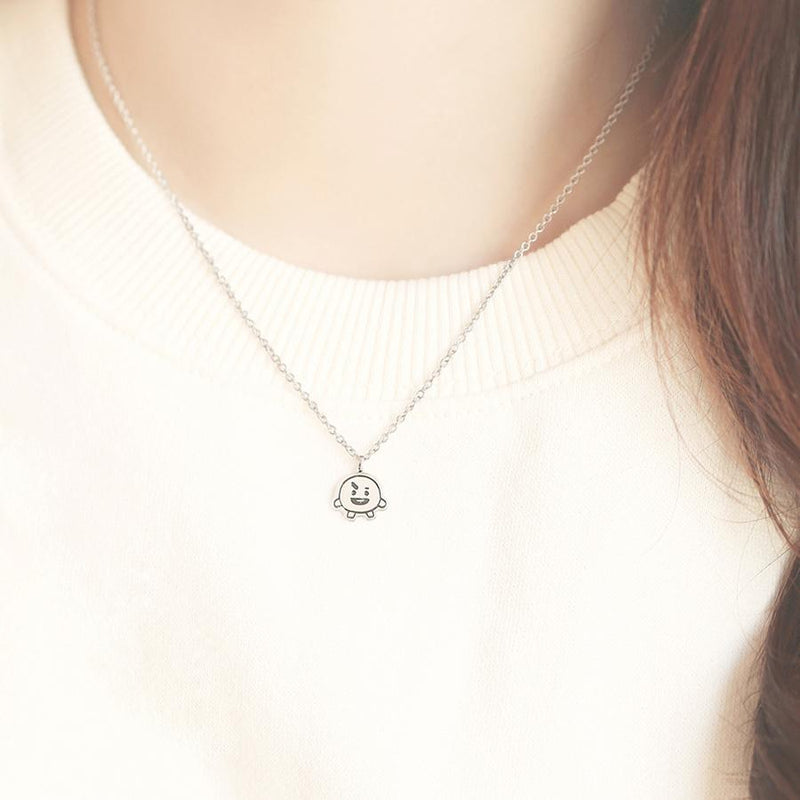 BT21 x OST - Shooky Silver Necklace