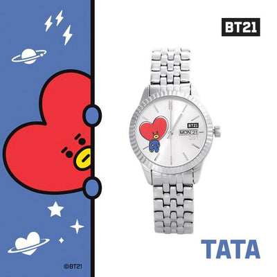 BT21 x OST - Tata Bezel Point Metal Watch