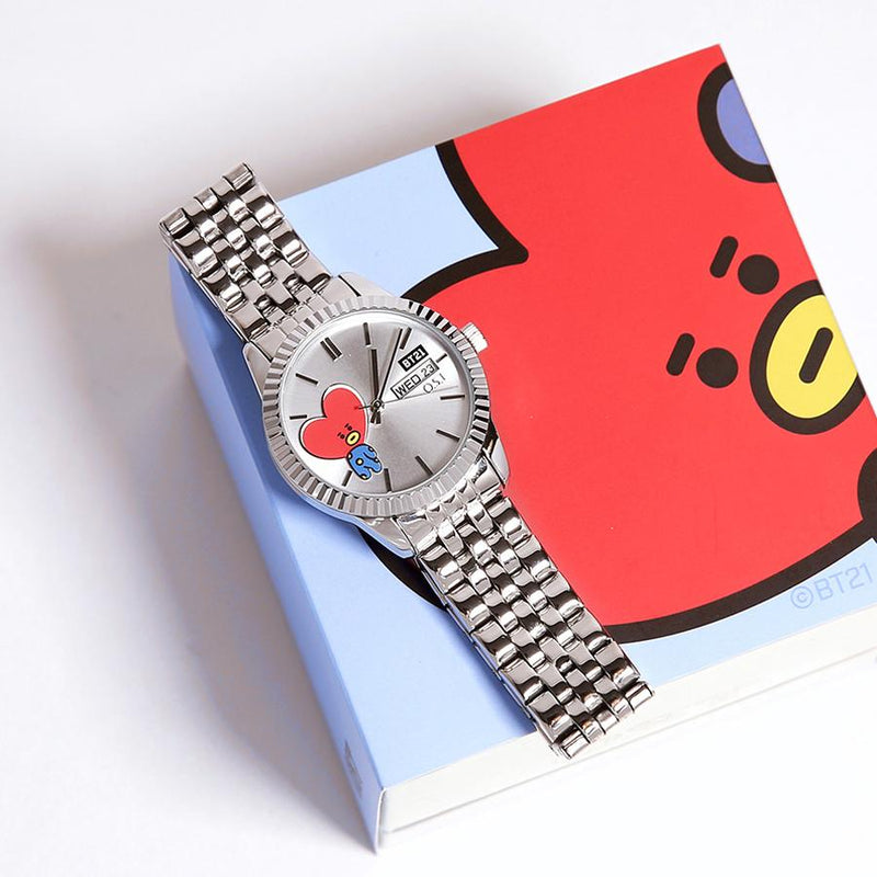 BT21 x OST - Tata Bezel Point Metal Watch