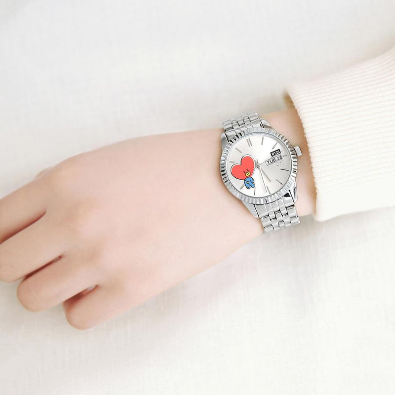 BT21 x OST - Tata Bezel Point Metal Watch