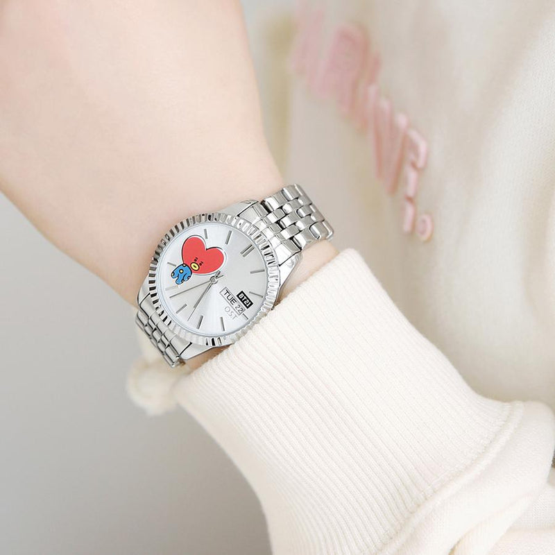 BT21 x OST - Tata Bezel Point Metal Watch
