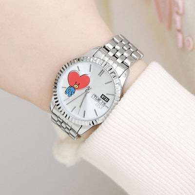 BT21 x OST - Tata Bezel Point Metal Watch