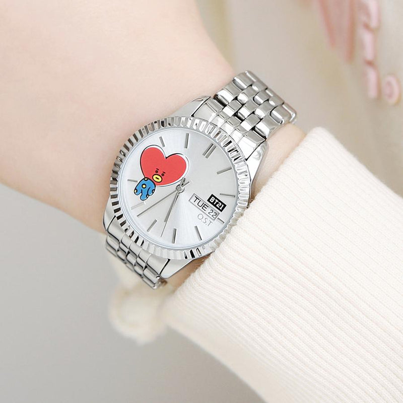 BT21 x OST - Tata Bezel Point Metal Watch