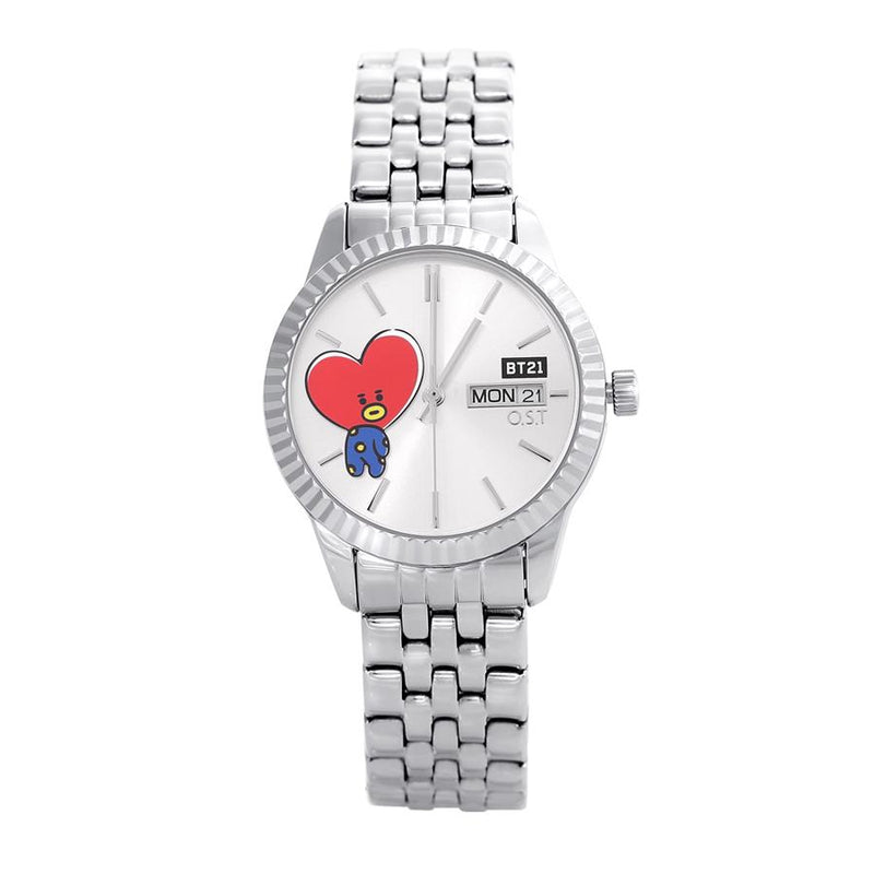 BT21 x OST - Tata Bezel Point Metal Watch