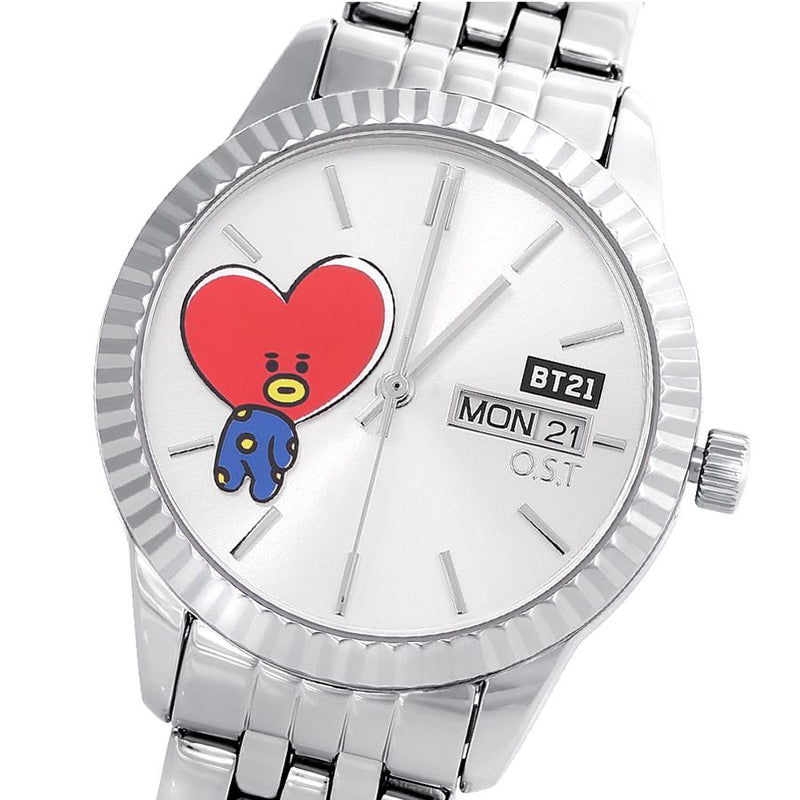 BT21 x OST - Tata Bezel Point Metal Watch