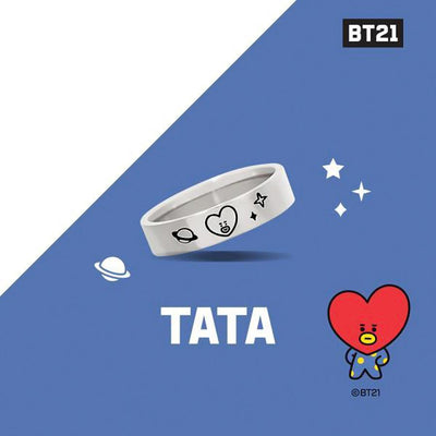 BT21 x OST - Tata Silver Ring