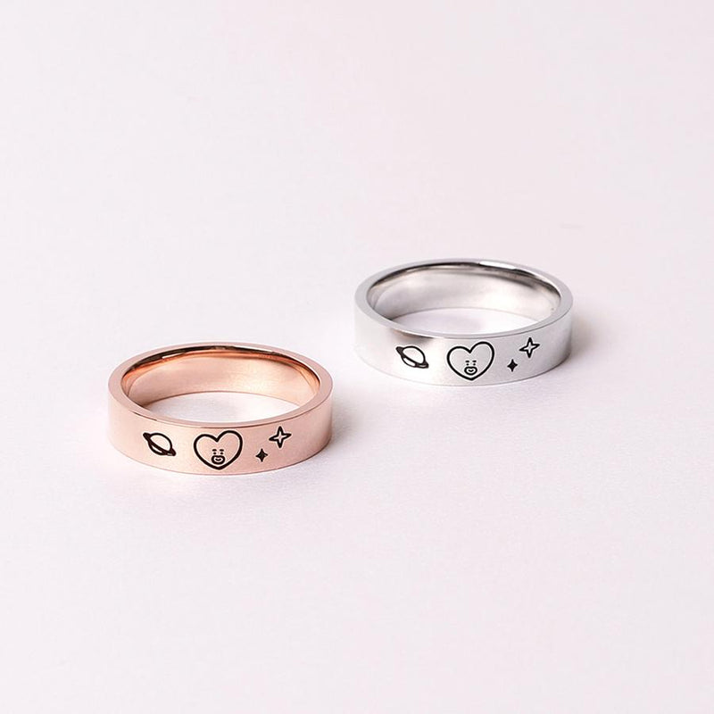 BT21 x OST - Tata Silver Ring