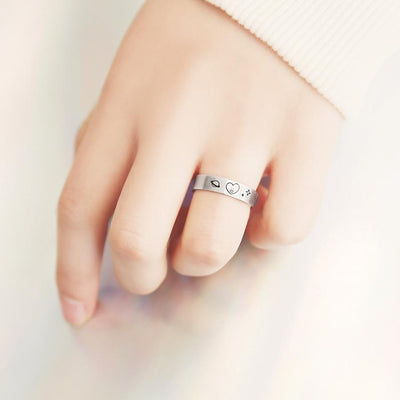 BT21 x OST - Tata Silver Ring