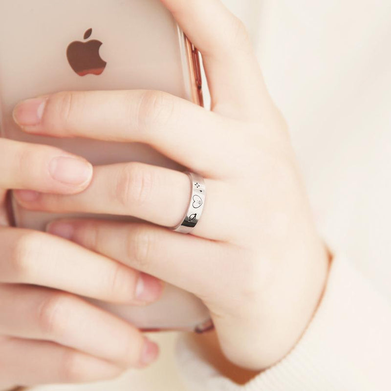 BT21 x OST - Tata Silver Ring