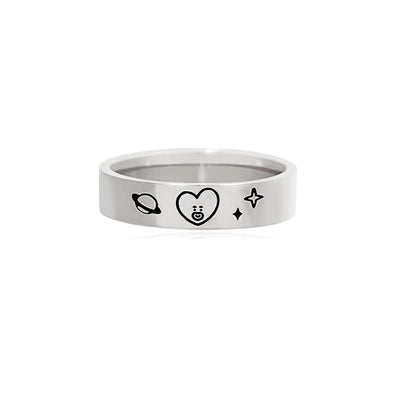 BT21 x OST - Tata Silver Ring