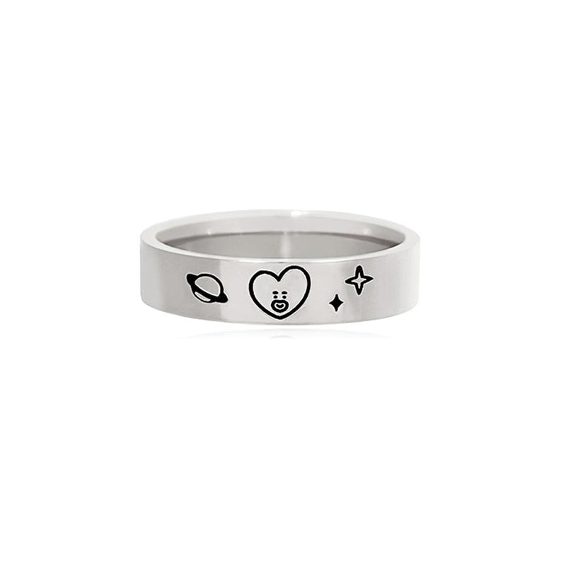 BT21 x OST - Tata Silver Ring