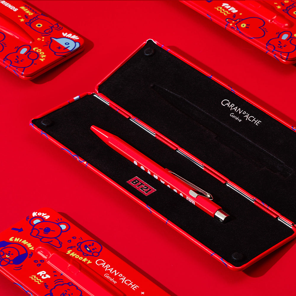 Caran d'ache x Line Friends - BT21 849 Ballpoint Pen