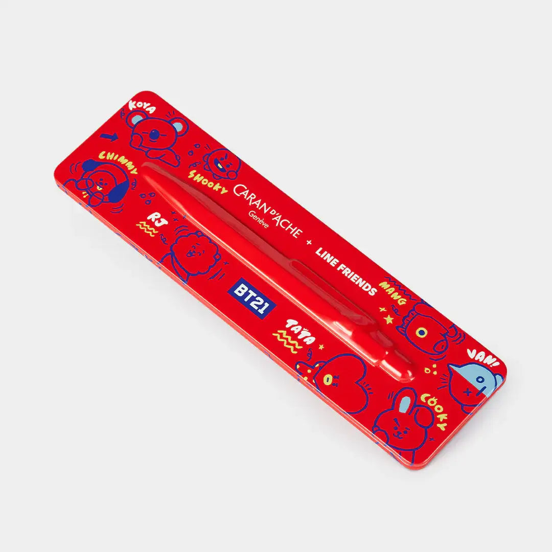 Caran d'ache x Line Friends - BT21 849 Ballpoint Pen - LINE FRIENDS - Stationery - Harumio