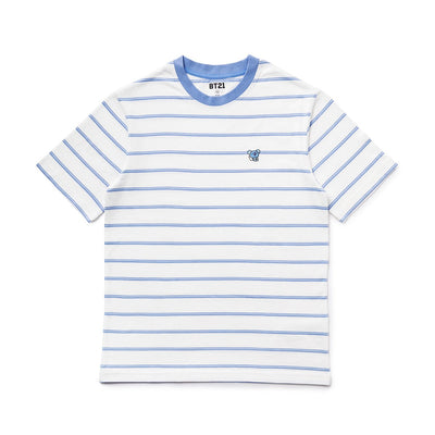 BT21 - Koya Basic Striped Short Sleeve T-Shirt