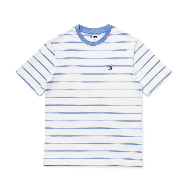 BT21 - Koya Basic Striped Short Sleeve T-Shirt