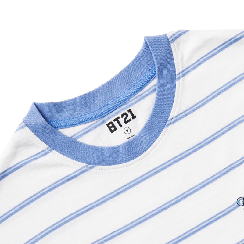BT21 - Koya Basic Striped Short Sleeve T-Shirt