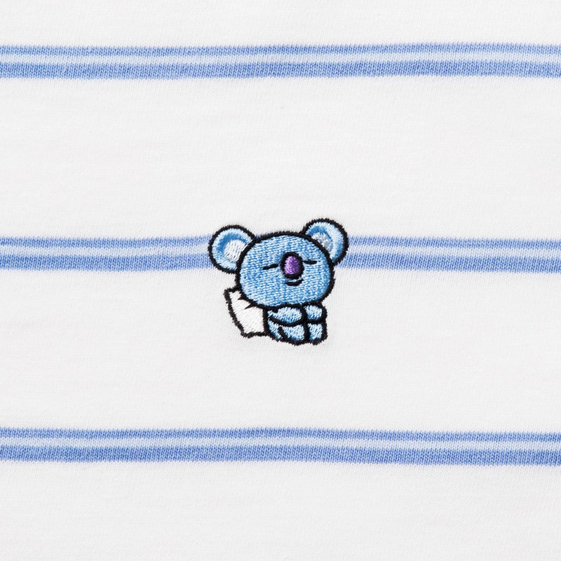 BT21 - Koya Basic Striped Short Sleeve T-Shirt