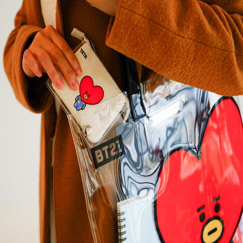 Bt21 pvc shoulder bag hotsell