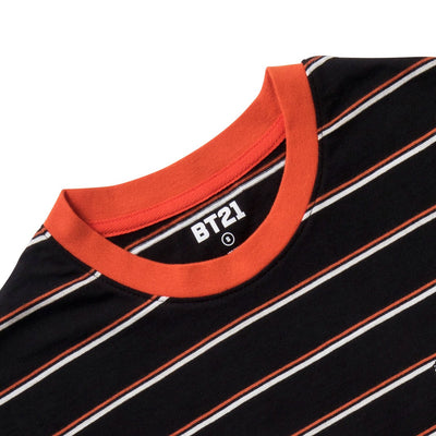 BT21 - RJ Basic Striped Short Sleeve T-Shirt
