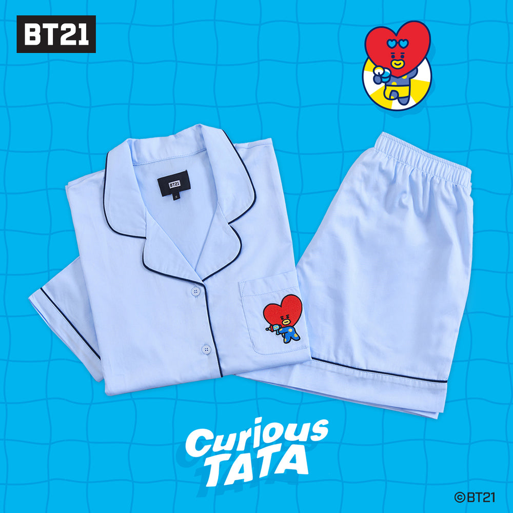 BT21 x Hunt Innerwear - Universtar Short Sleeve Pajamas