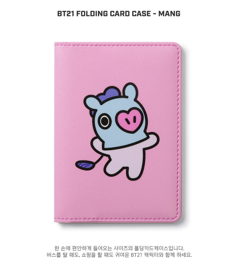 BT21 Folding Card Case - MANG - Stationary, Accessories - Harumio