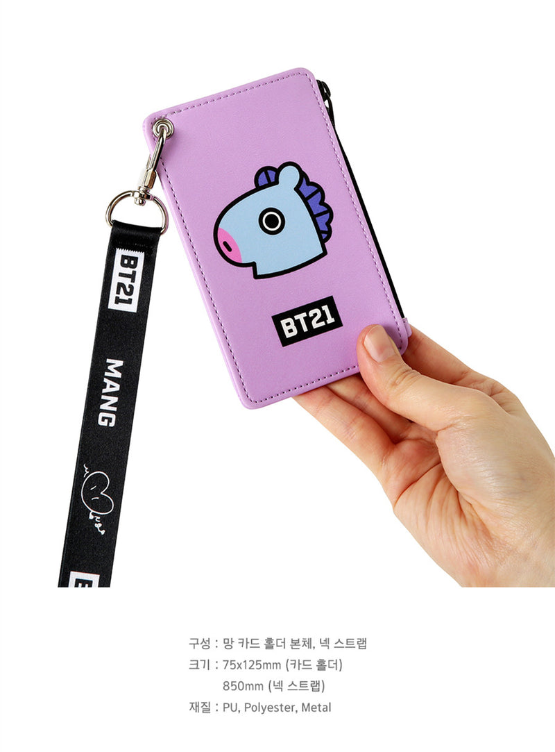 BT21 Strap Card Holder - MANG - Stationary, Accessories - Harumio