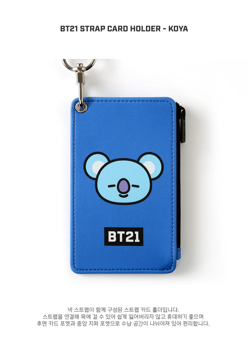 BT21 Strap Card Holder - KOYA - Stationary, Accessories - Harumio