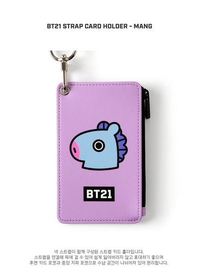 BT21 Strap Card Holder - MANG - Stationary, Accessories - Harumio