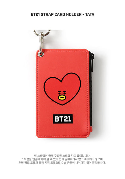 BT21 Strap Card Holder - TATA - Stationary, Accessories - Harumio