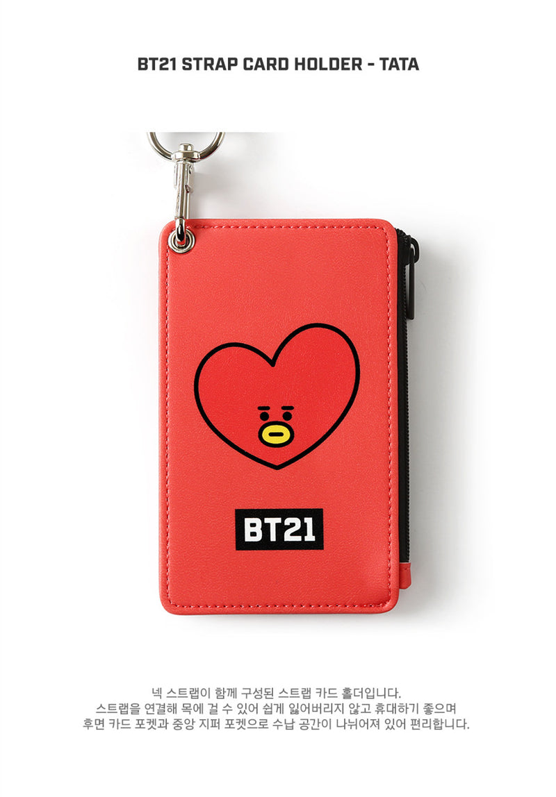 BT21 Strap Card Holder - TATA - Stationary, Accessories - Harumio