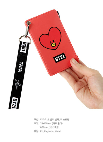 BT21 Strap Card Holder - TATA - Stationary, Accessories - Harumio
