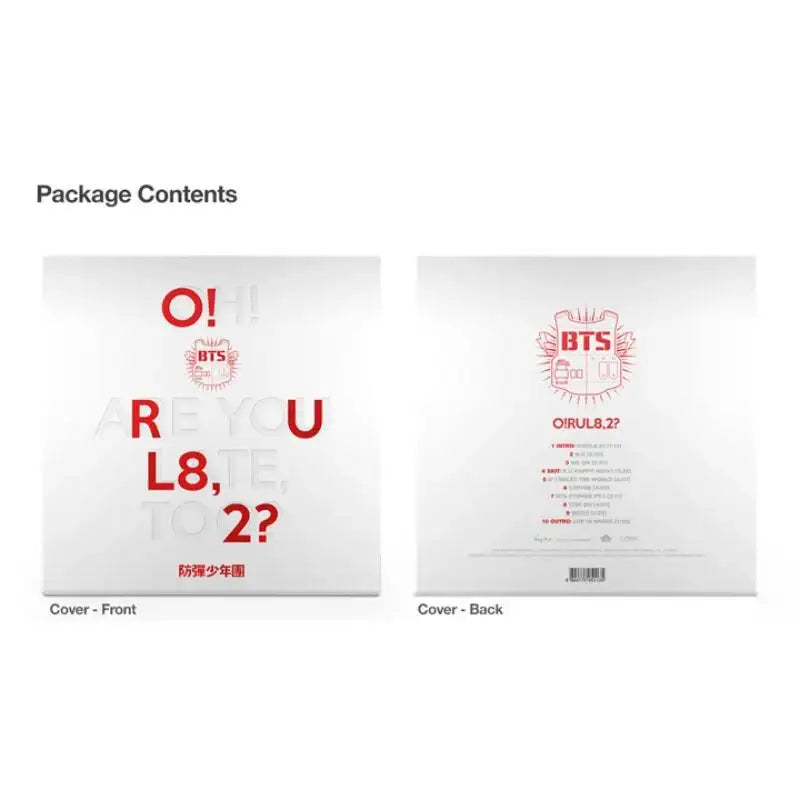 BTS - 1st Mini Album: O!RUL8,2? – Harumio