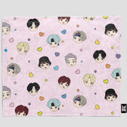 BTS - TinyTan - Big Face Blanket - BTS - Blanket - Harumio
