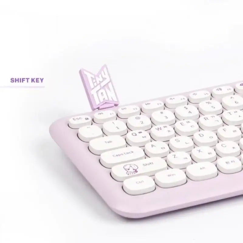 BTS - TinyTan x ROYCHE - Wireless Keyboard - BTS - Wireless Keyboard - Harumio