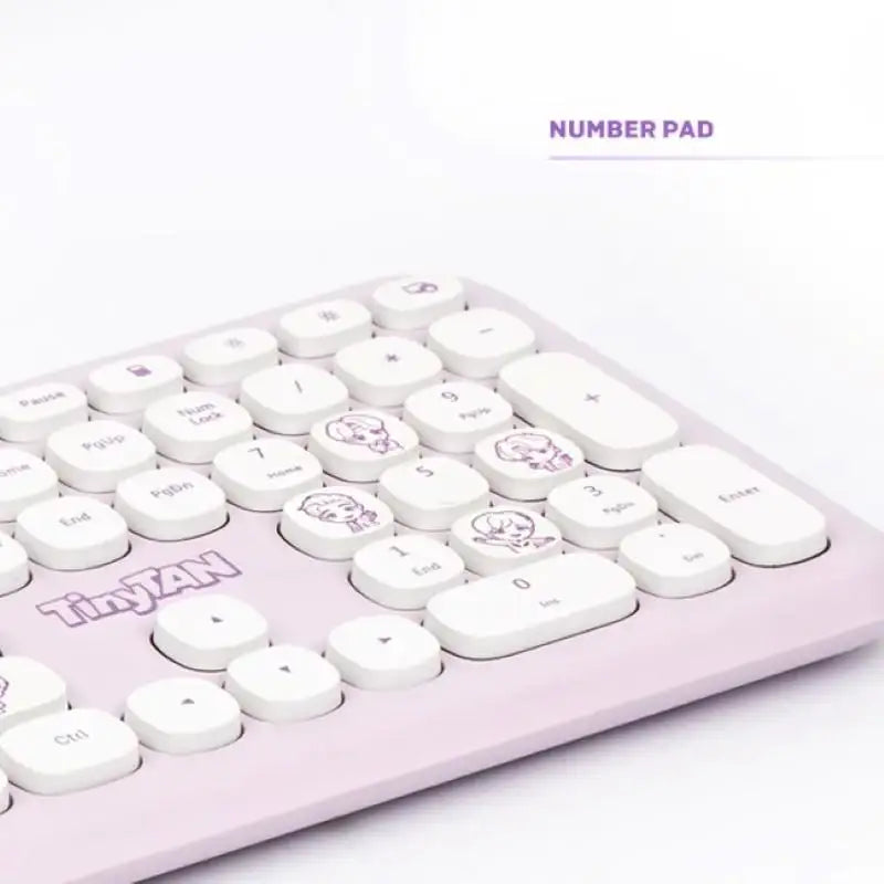 BTS - TinyTan x ROYCHE - Wireless Keyboard - BTS - Wireless Keyboard - Harumio