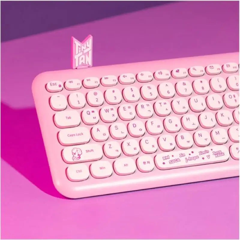 BTS - TinyTan x ROYCHE - Wireless Keyboard - BTS - Wireless Keyboard - Harumio