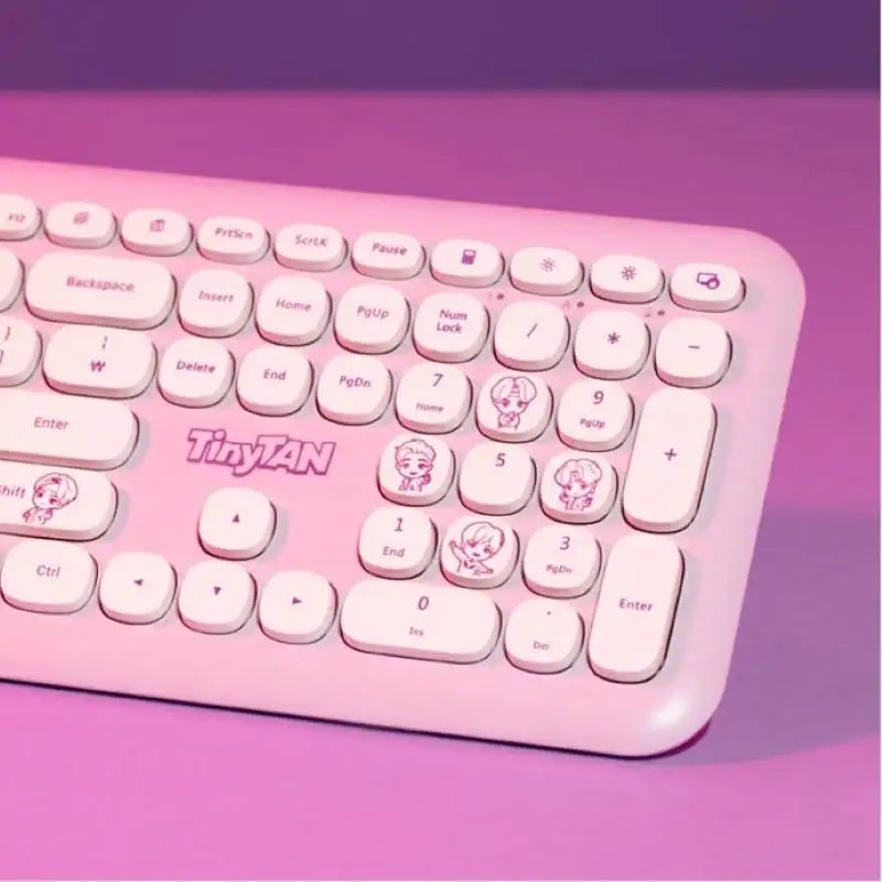 BTS - TinyTan x ROYCHE - Wireless Keyboard - BTS - Wireless Keyboard - Harumio