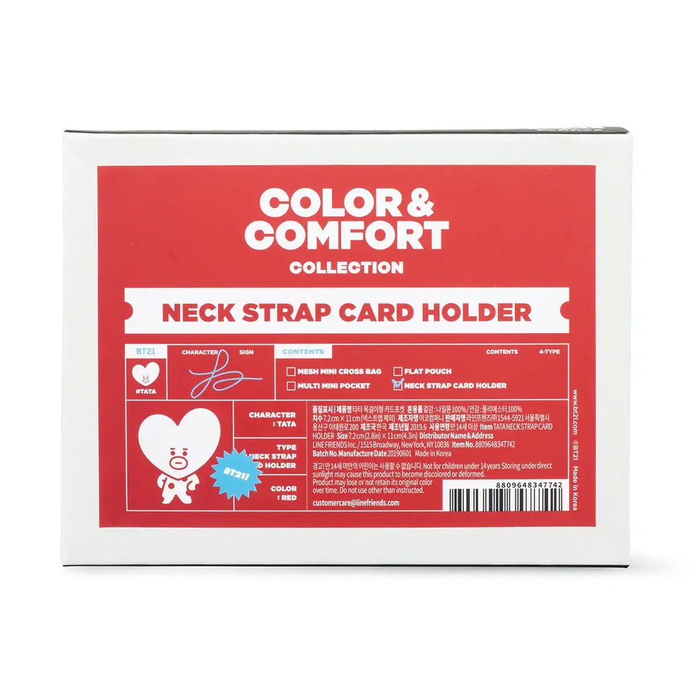 BT21 x Fennec - Neck Strap Card Holder - BT21 - Card Holder - Harumio
