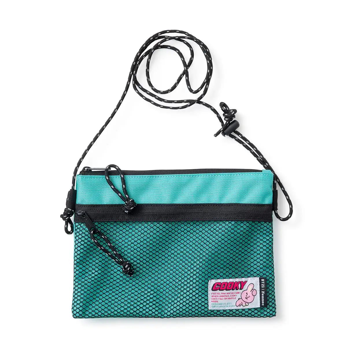 BT21 x Fennec - Mesh Mini Cross Bag - BT21 - Bag - Harumio