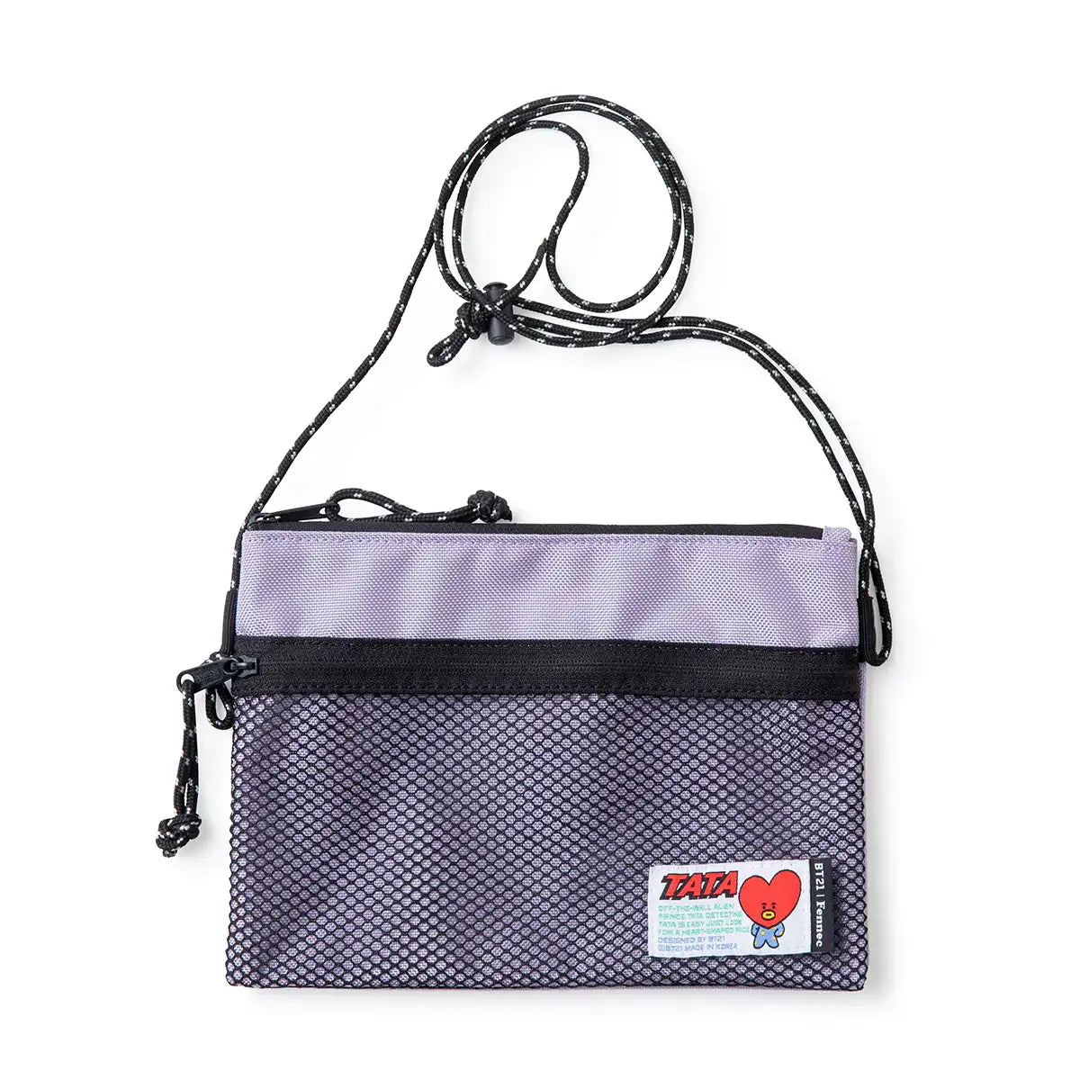 BT21 x Fennec - Mesh Mini Cross Bag - BT21 - Bag - Harumio