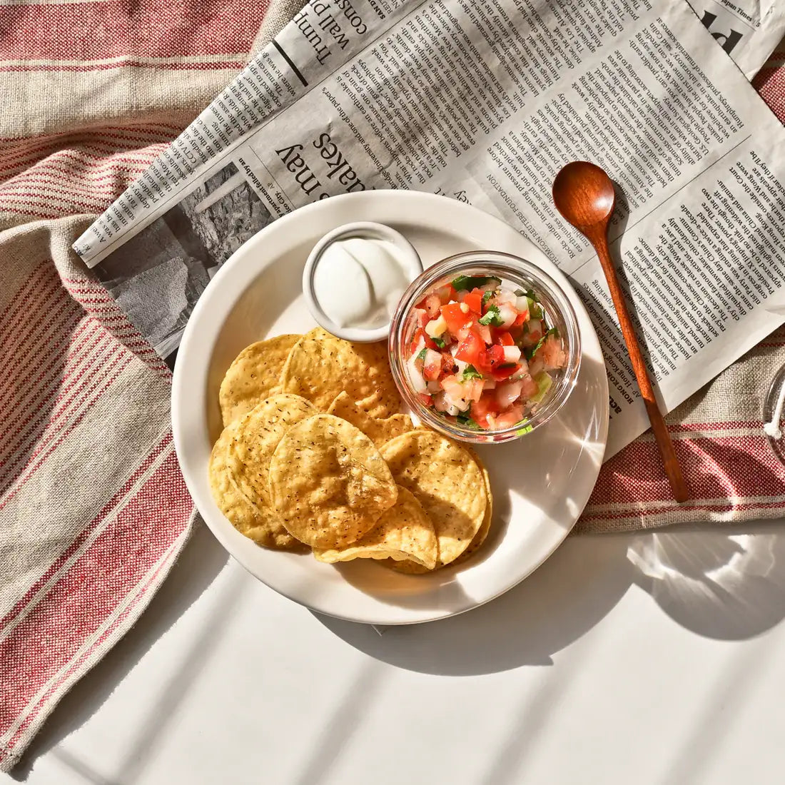 August8th - Natural Hemp Linen Cross Kitchen Cloth - August8th - Accessories - Harumio