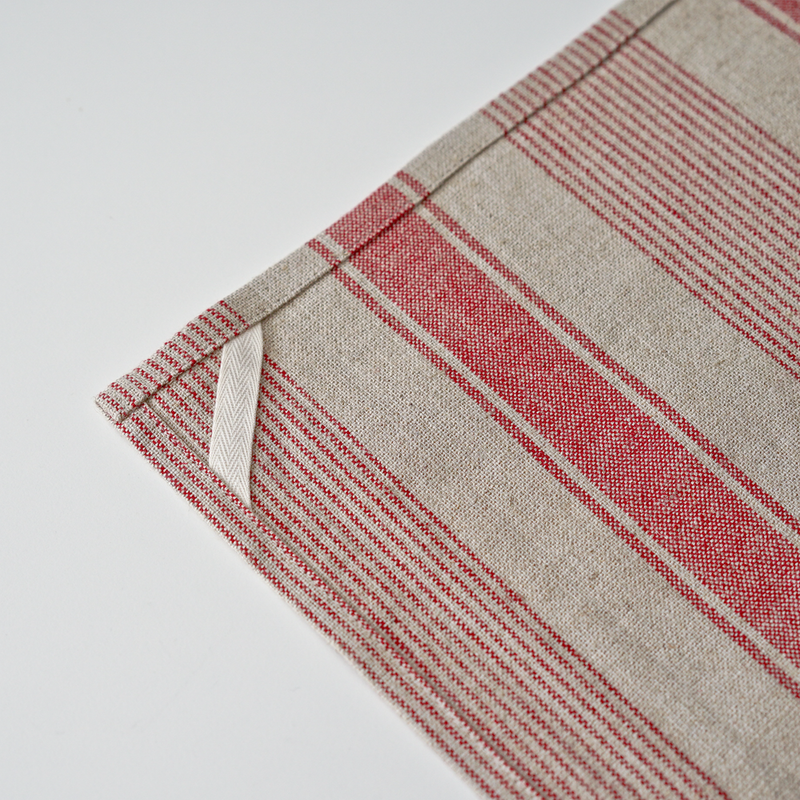 August8th - Natural Hemp Linen Cross Kitchen Cloth