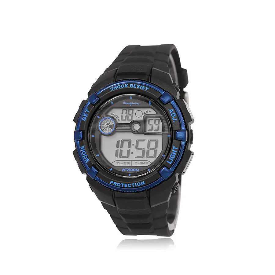OST - Black Blue Line Waterproof Men's Digital Watch - OST - Watch - Harumio