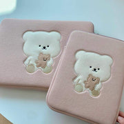 Bamtoree Bear - iPad/Laptop Pouch - Pink - Bamtoree Bear - Pouch - Harumio