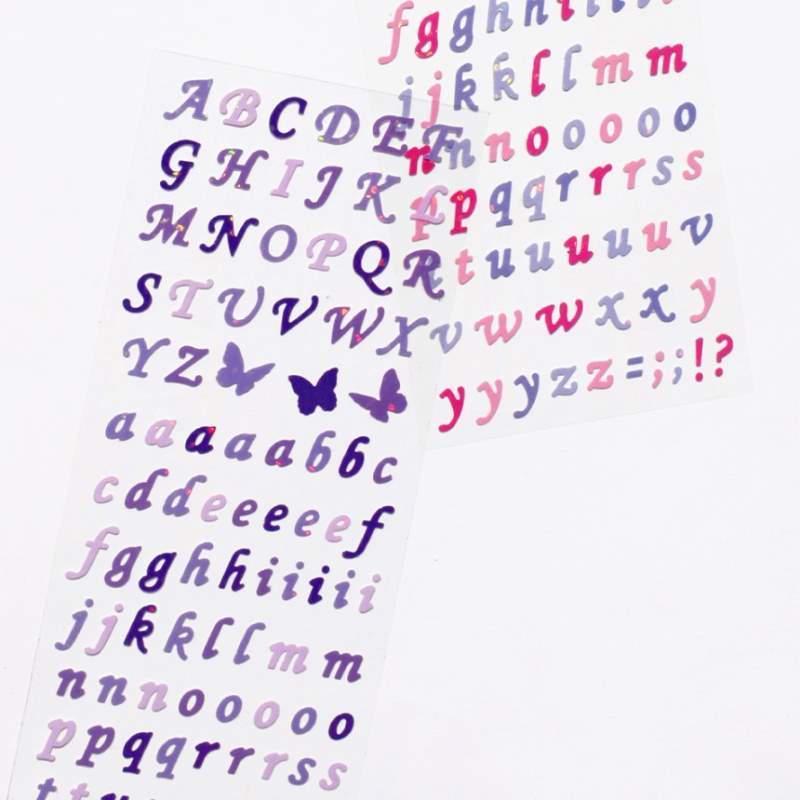 Be On D - Butterfly ABC Twinkle Seal Sticker - Be On D - Stationery - Harumio