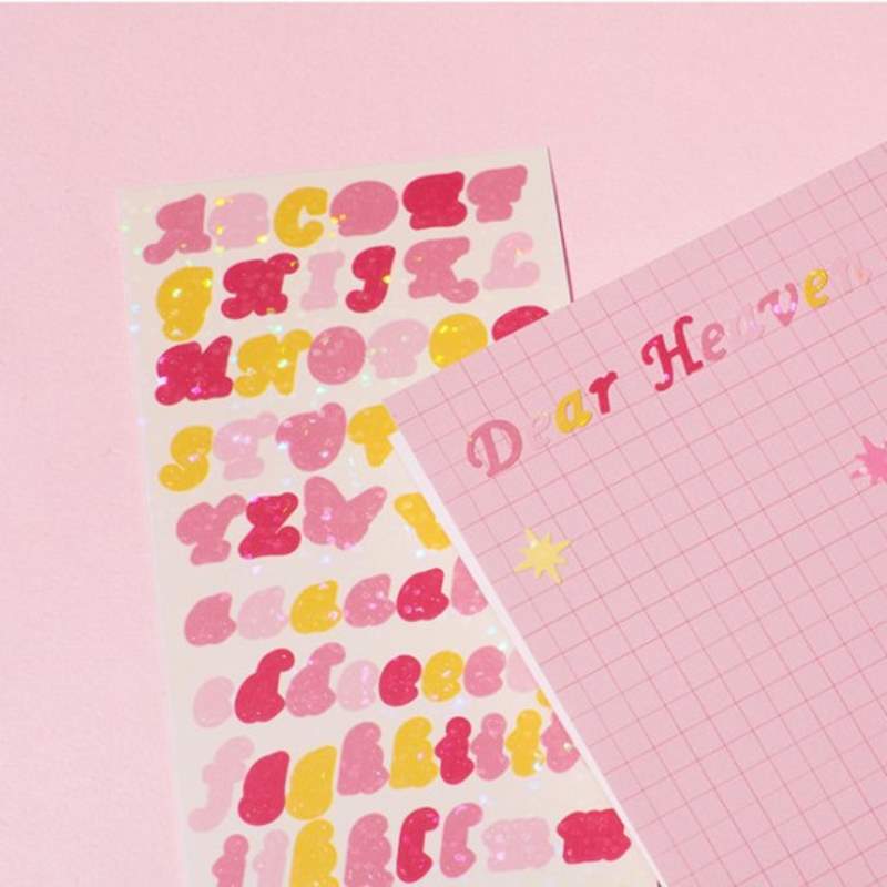 Be On D - Butterfly ABC Twinkle Seal Sticker - Be On D - Stationery - Harumio
